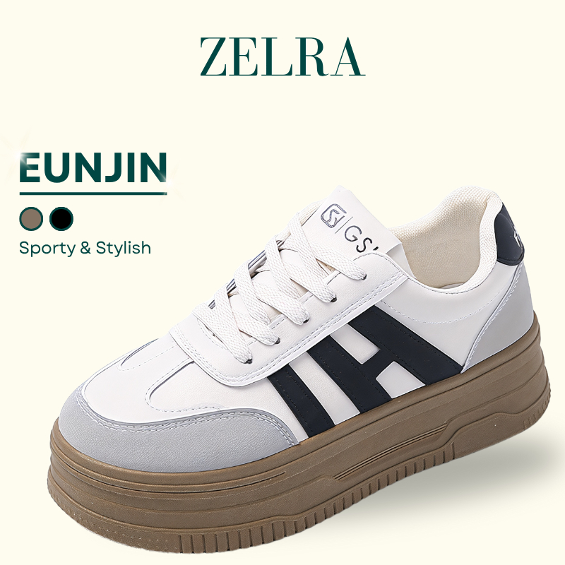 Zelra Eunjin 1350 Sepatu Sneakers Wanita Casual Sport Olahraga Running Cewek SIZE "37-41"