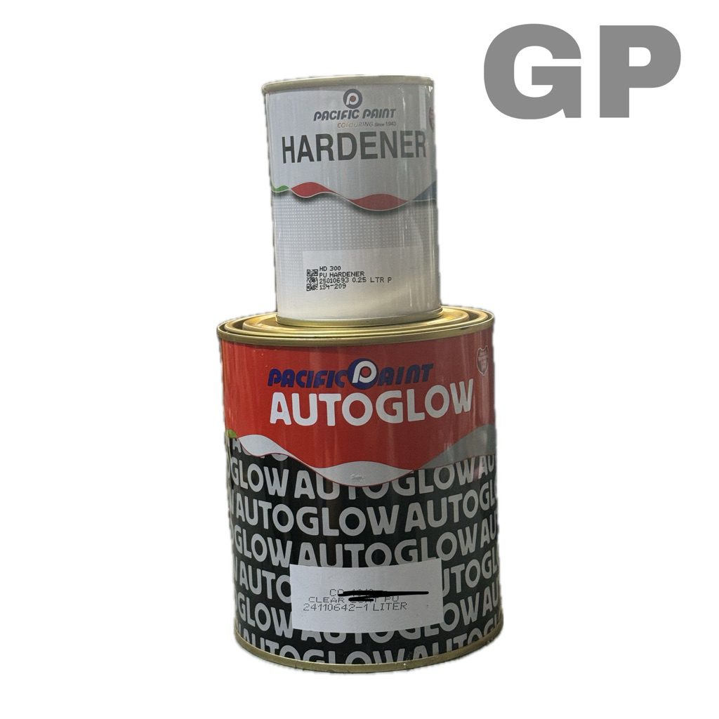 Clear Autoglow 707 | 1L | Clear Coat PU | Pasific Paint | Pernis/Vernis Mobil
