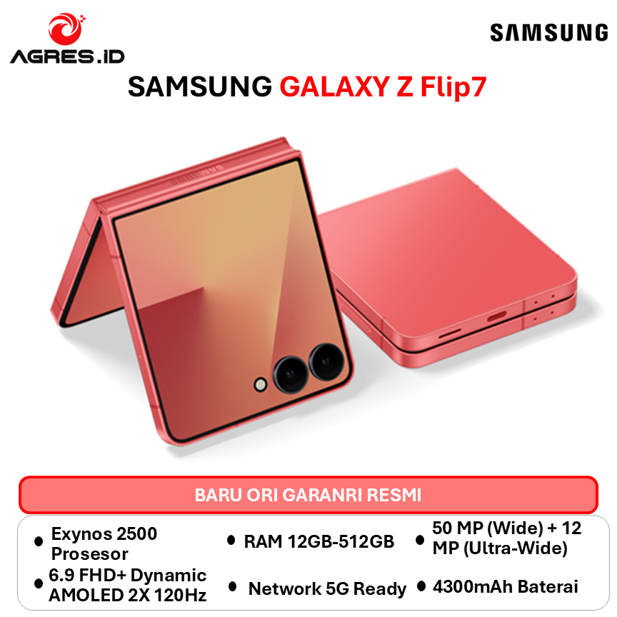 SAMSUNG GALAXY Z FLIP 7 RAM 12GB 512GB Smartphone AI