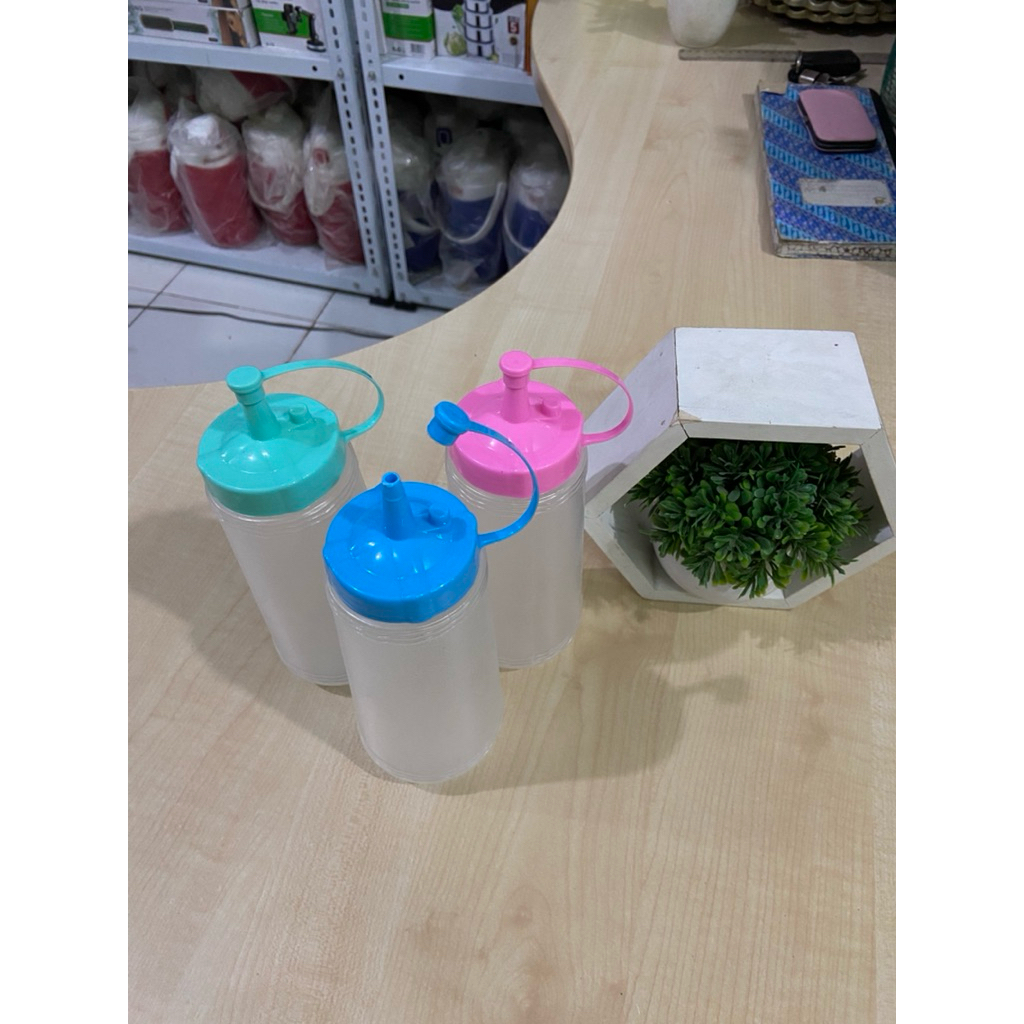 Botol Saus Plastik / Botol Kecap Saos 500 ml
