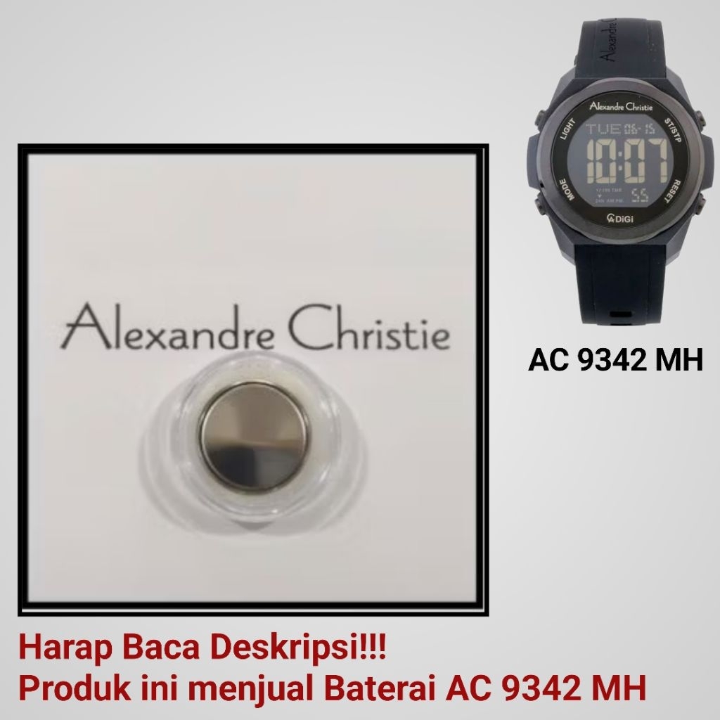 Baterai Jam Tangan Alexandre Christie AC 9342 MH