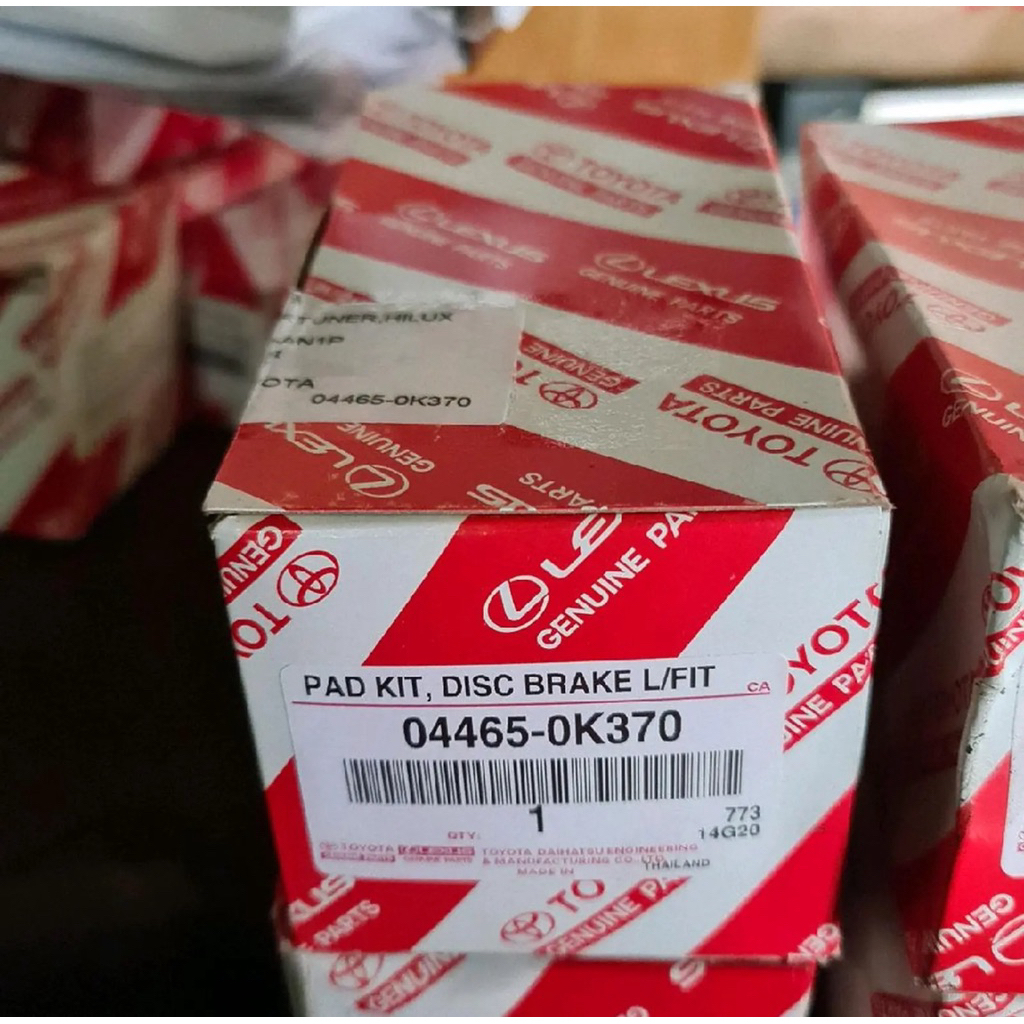 Kampas Rem Depan Fortuner VRZ SRZ 04465-0K370