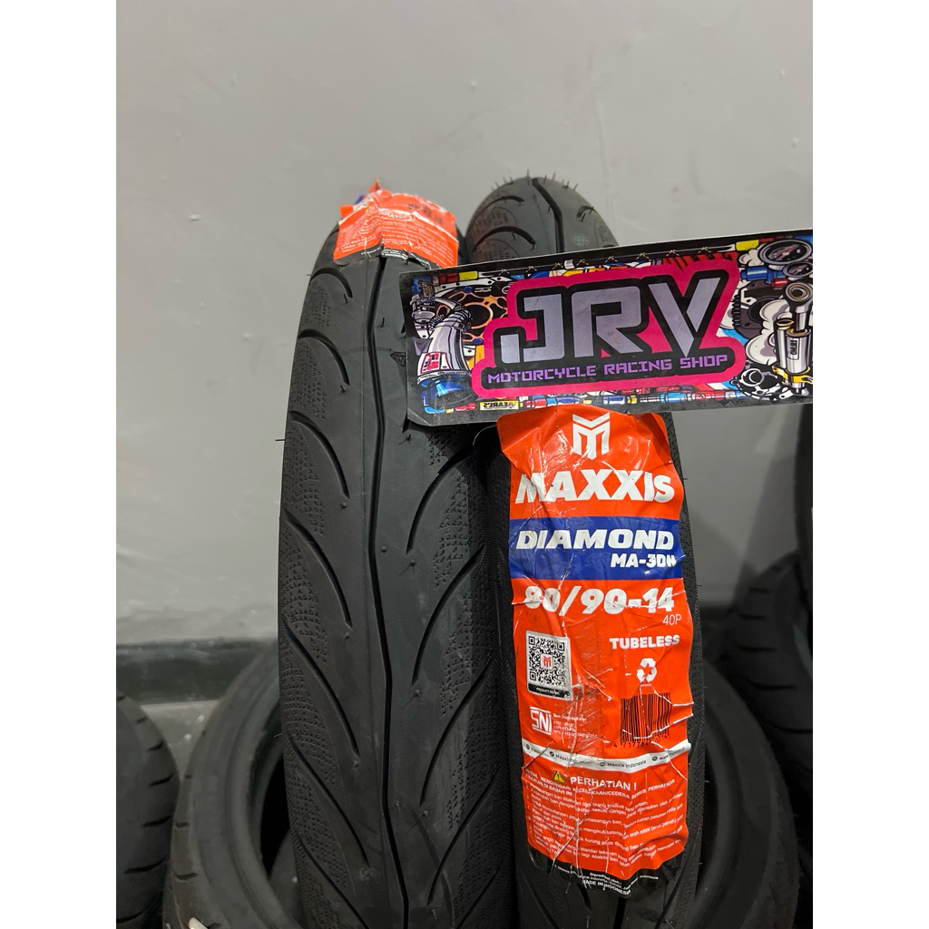 ban maxxis tubeless 80/90-14 diamond ring14