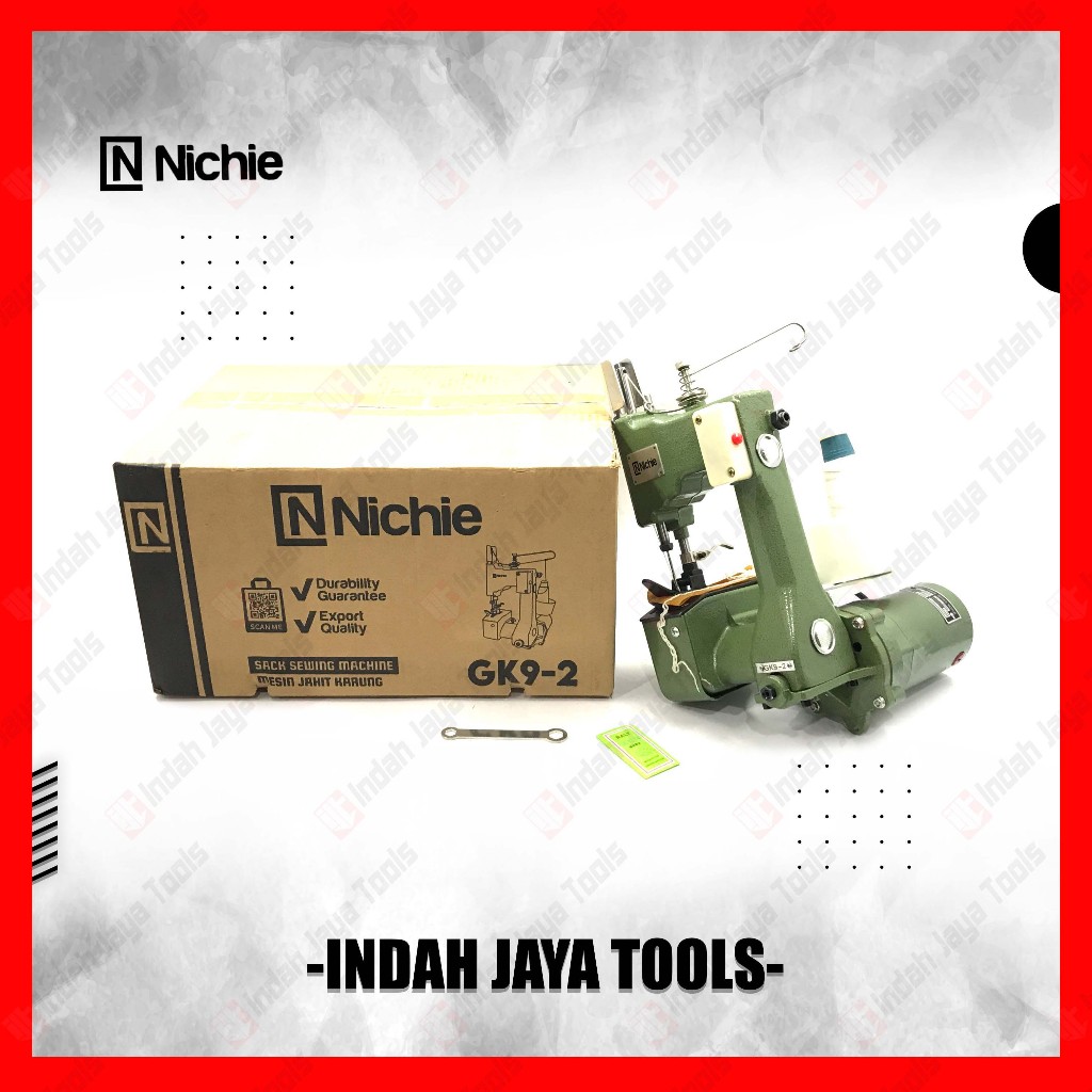 NICHIE GK9-2 Mesin Jahit Karung Listrik Kecil Beras Goni Portable Bag Closer