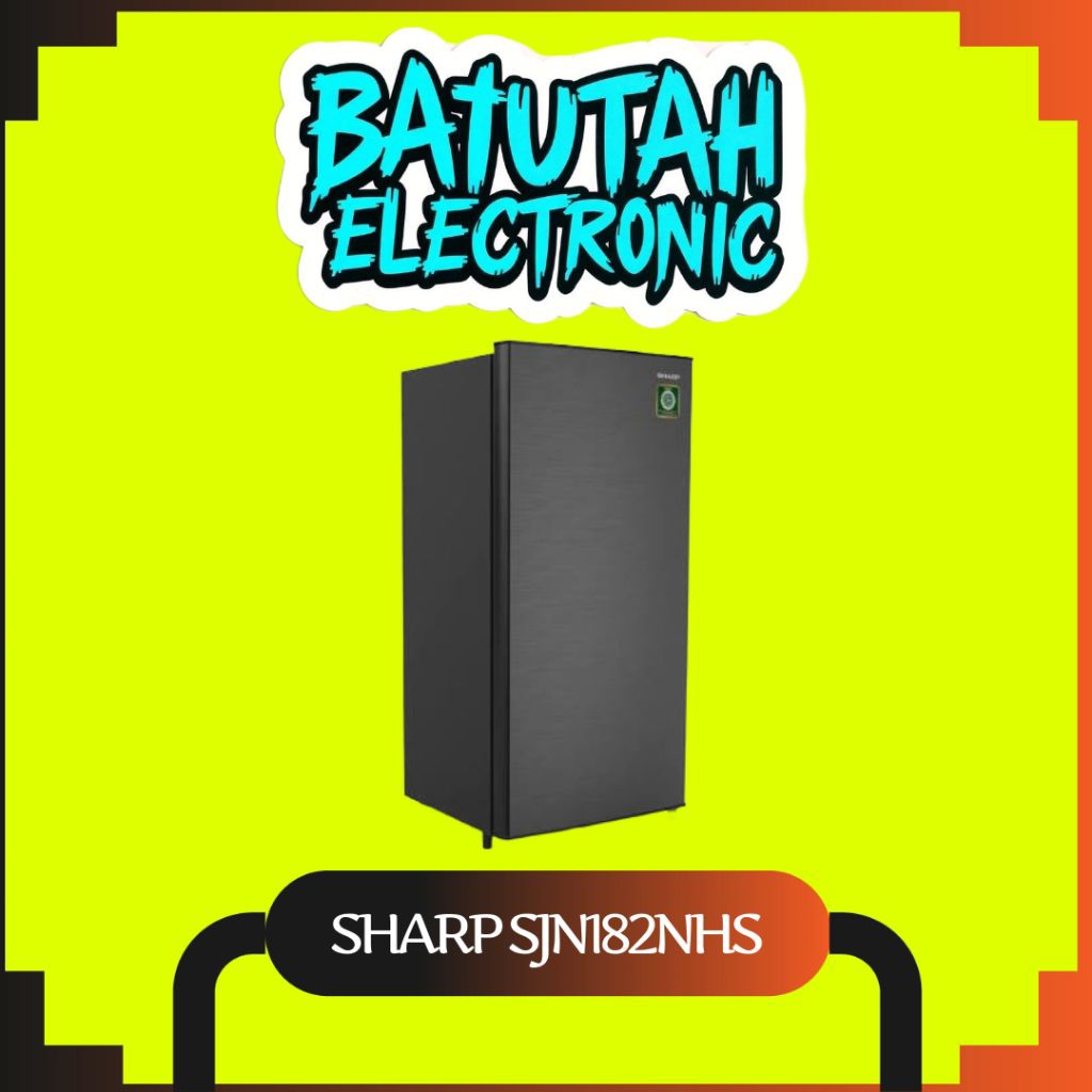 SHARP KIREI KULKAS 1 PINTU 1 DOOR REFRIGERATOR SJN182NHS