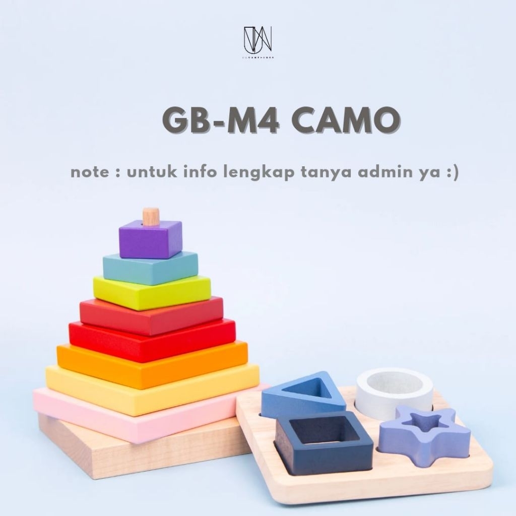 Mainan Latihan Motorik Anak WGB type M4 Camo