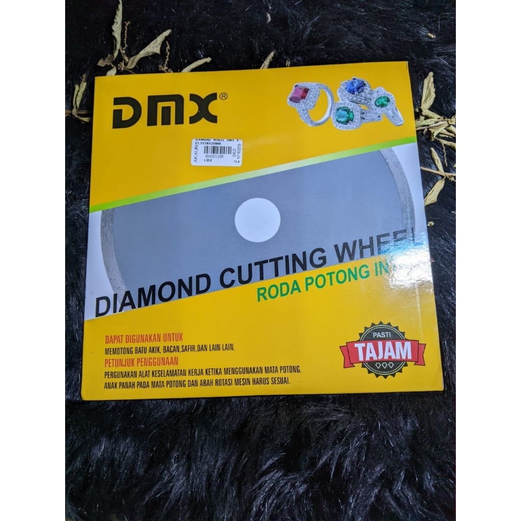 mata gergaji potong batu akik, DMX diamond whell 8 inch, pisau potong batu akik