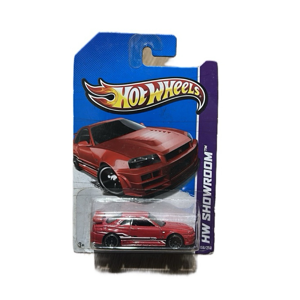 Hot Wheels Nissan Skyline GT-R (R34) Merah