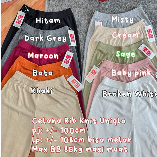 Kulot Uniqlo RIB Belsyudaily