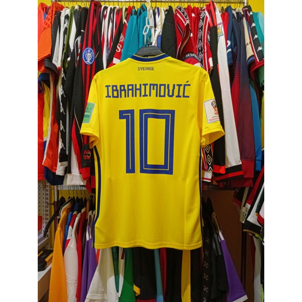 JERSEY BOLA GO SWEDIA 2018 IBRAHIMOVIC 10