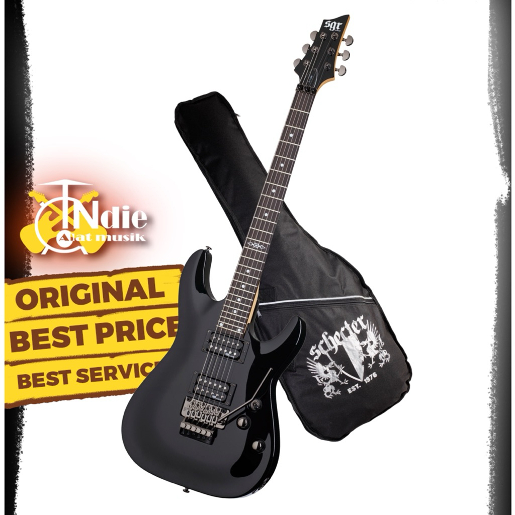 GITAR ELEKTRIK SCHECTER SGR C1 FR BLACK