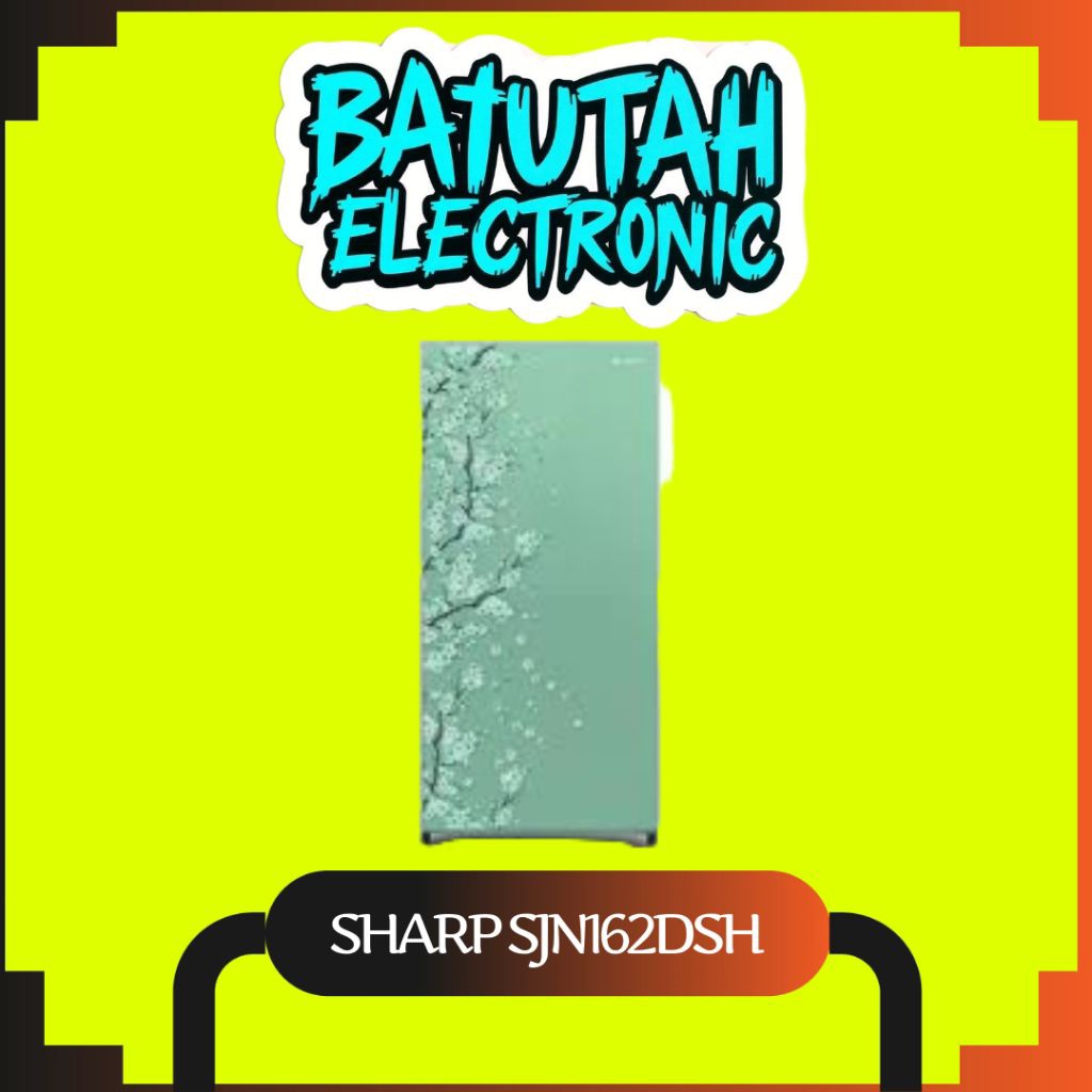 SHARP SAKURA VIVID KULKAS 1 PINTU 1 DOOR REFRIGERATOR SJN162DSH