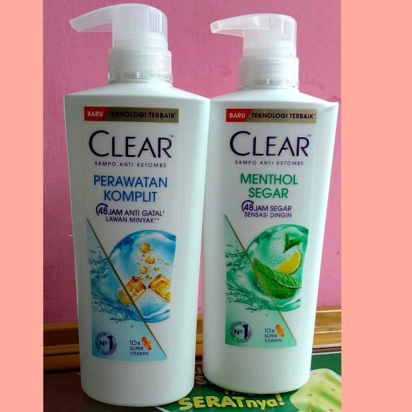 Shampo Clear anti ketombe 660ml/shampo clear jumbo/shampo clear pencetan/ sampo klir/ sampo kler