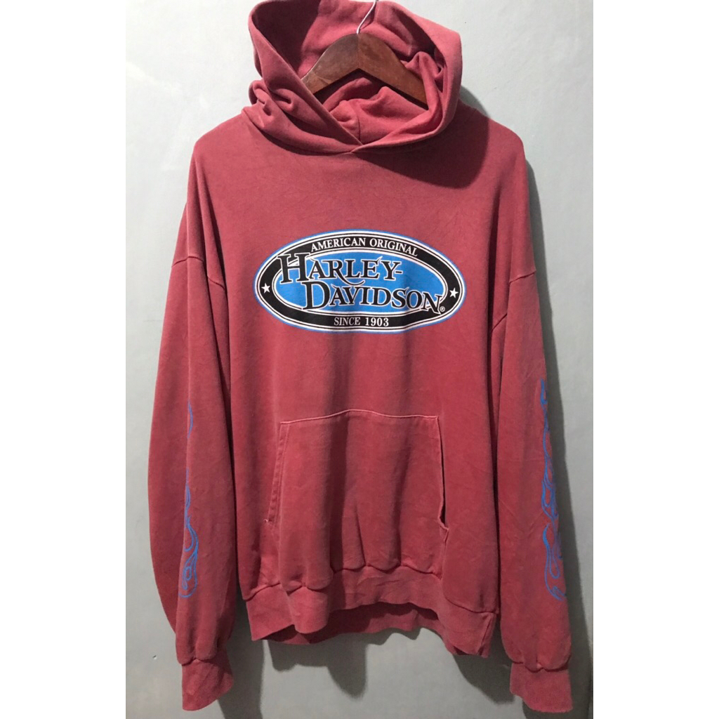 hoodie harley davidson by archive preloved second