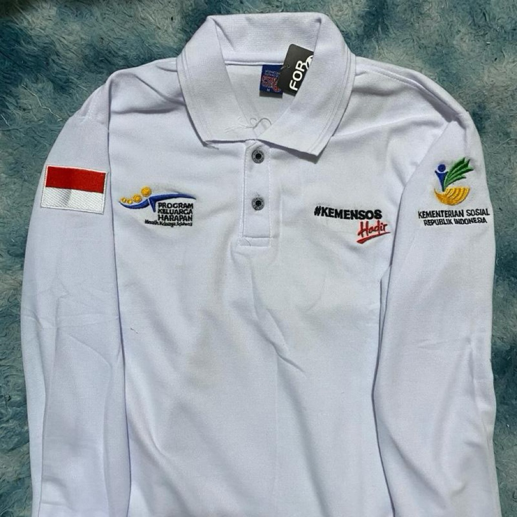 KAOS POLO KEMENSOS/KAOS POLO KEMENSOS FULL BORDIR/KAOS POLO CUSTOM BORDIR