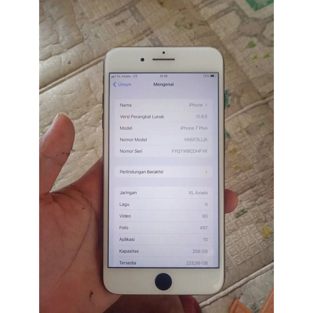 ip 7 plus 256gb second