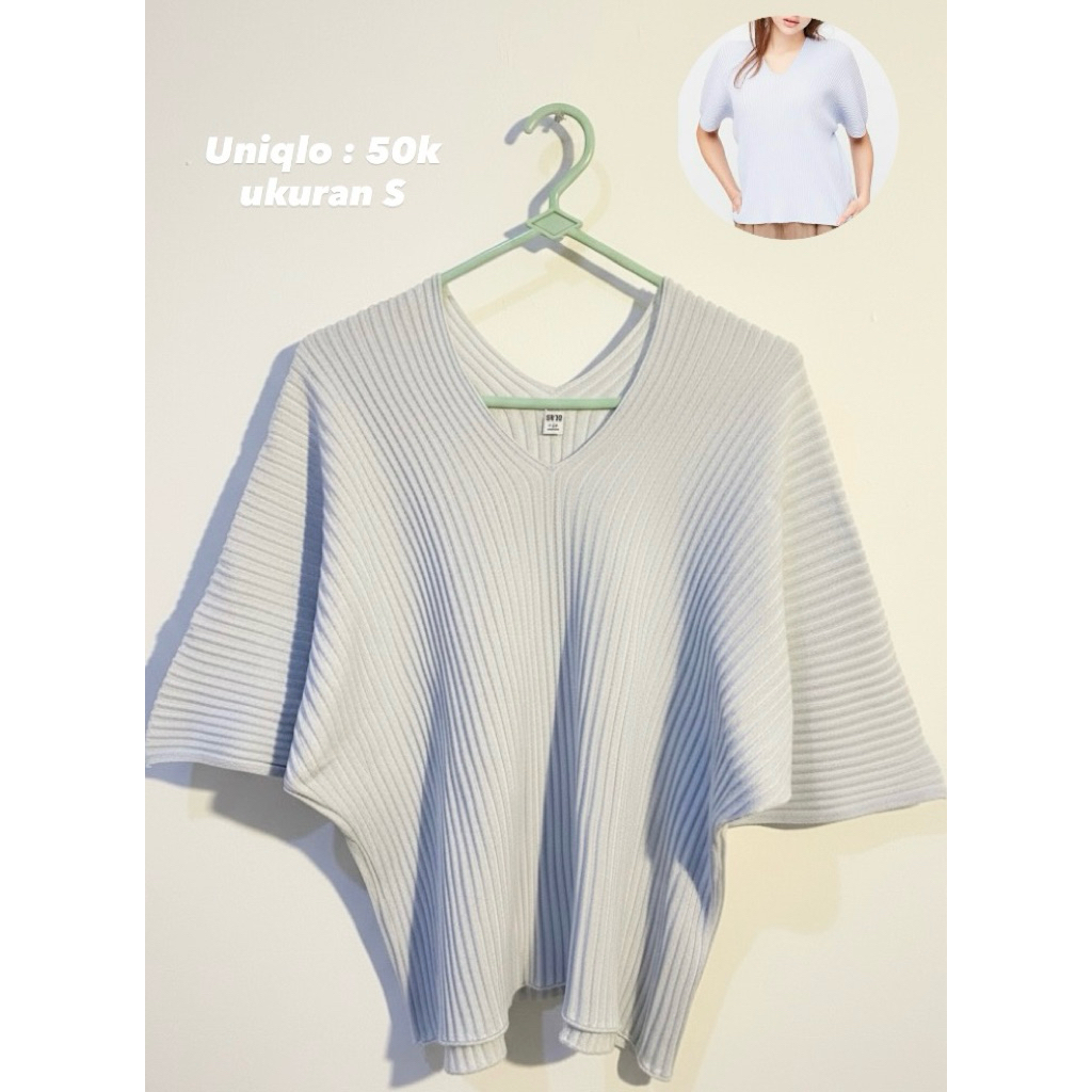 Uniqlo 3D knit ukuran S
