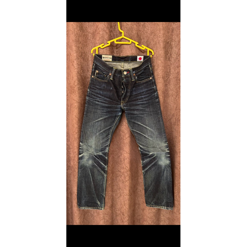 wingman denim benkei 17oz fades