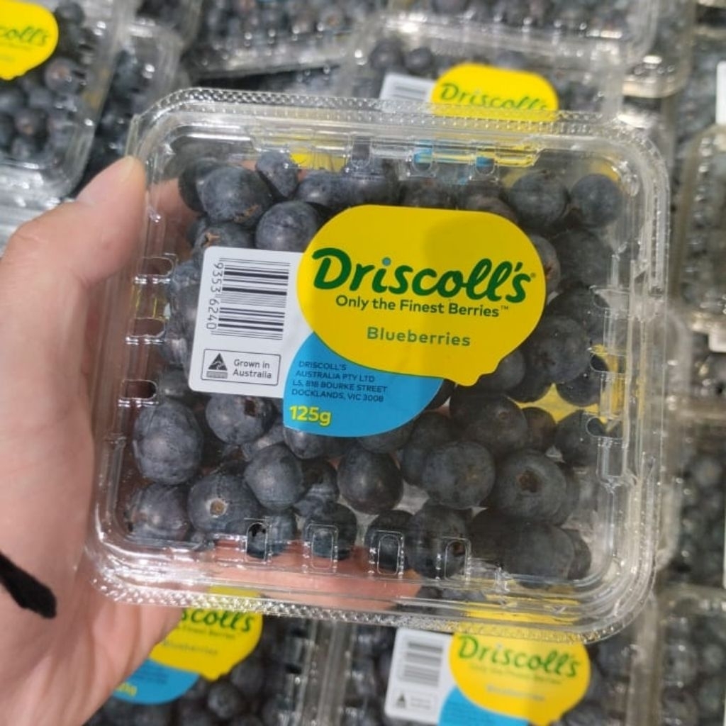 Blueberry Driscolls 125g / Buah Blueberry Australia / Blueberi Segar