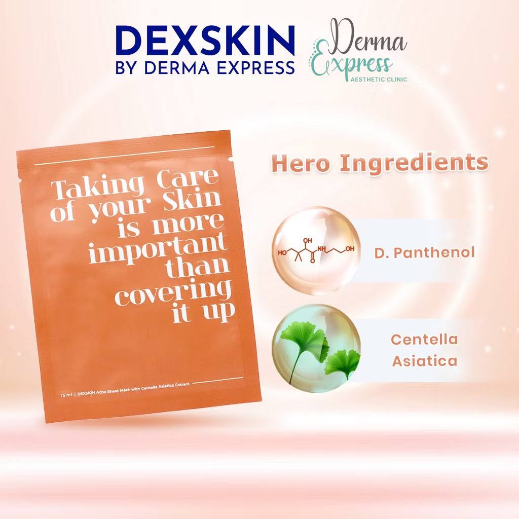 Masker Derma express - facial mask 1pcs - Masker Acne/ Masker Jerawat