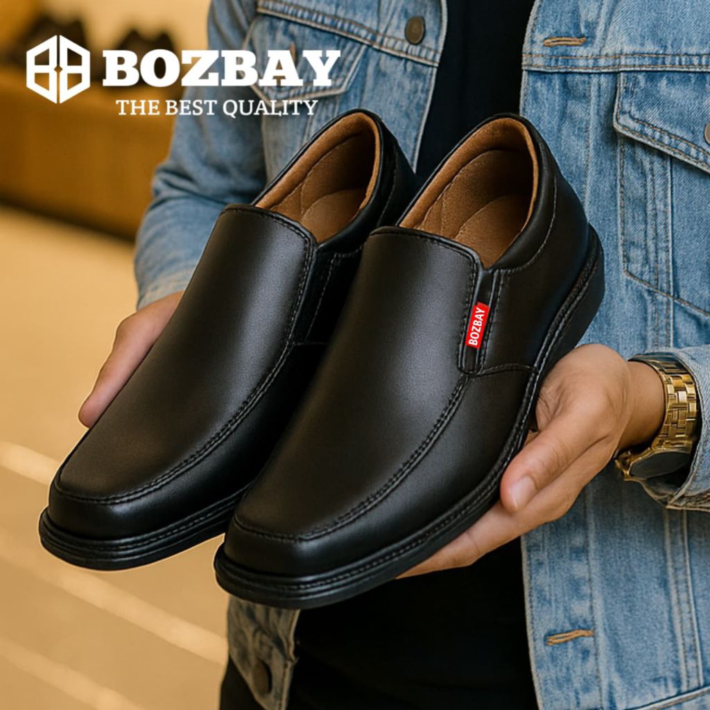 SEPATU PANTOFEL PRIA KULIT/ SEPATU PANTOFEL FORMAL/SEPATU PANTOFEL KULIT