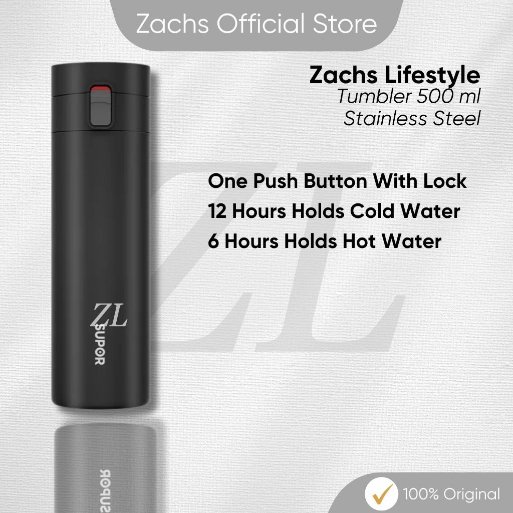zachs Lifestyle Tumbler thermos Supor Stainless Steel