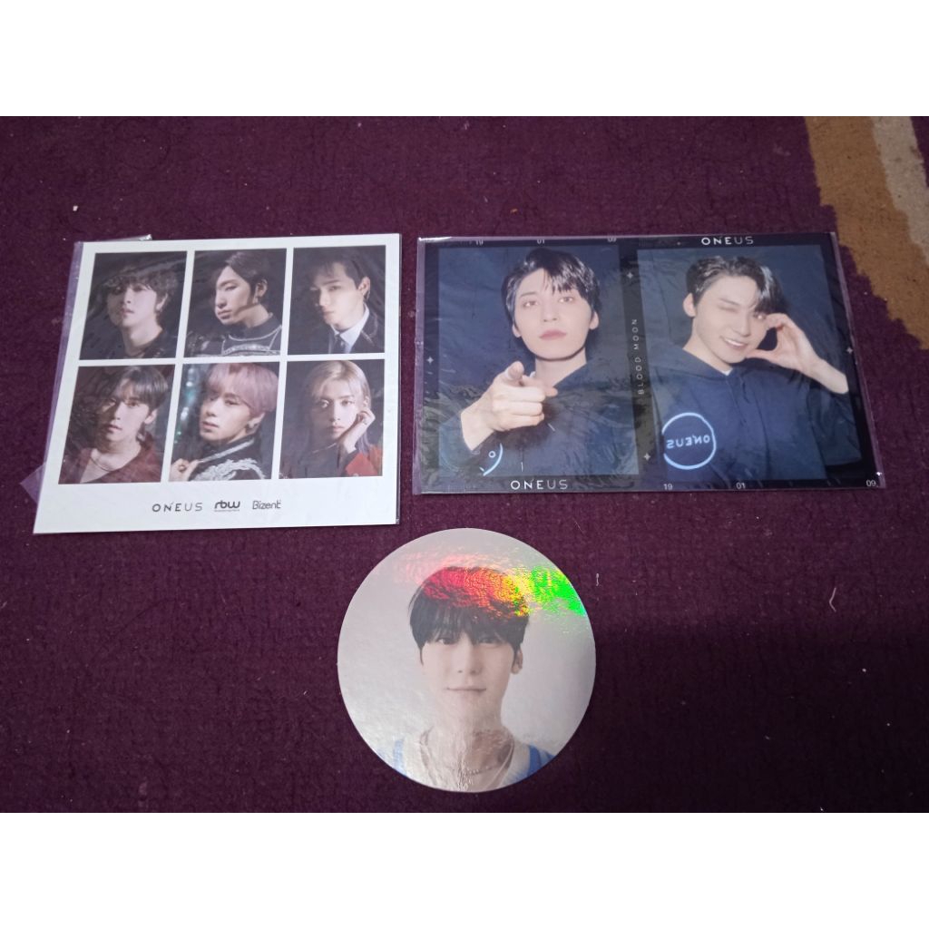 POSTCARD PHOTOCARD ONEUS