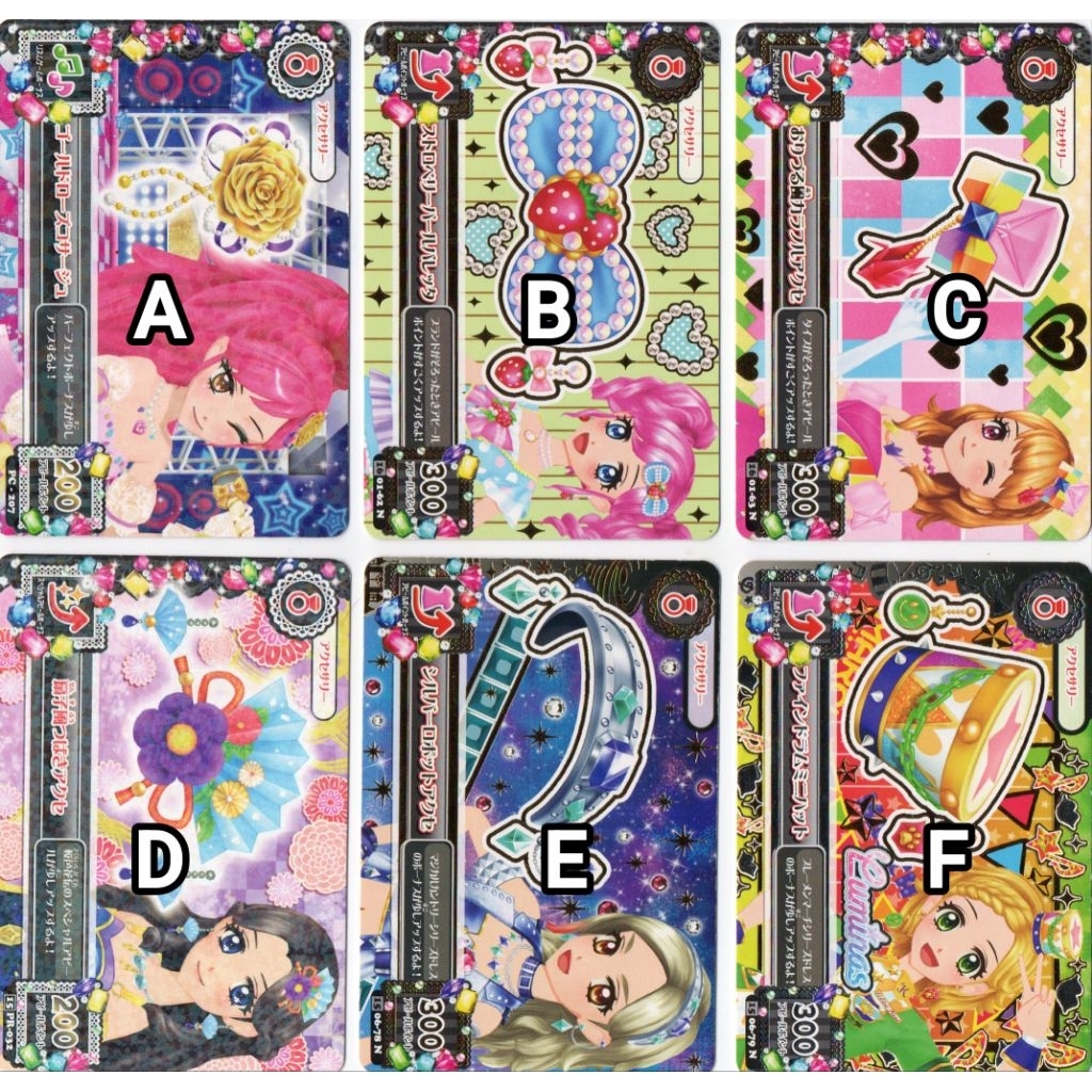 Kartu Aikatsu Jepang Asli Accessory Card Promotion Story Version