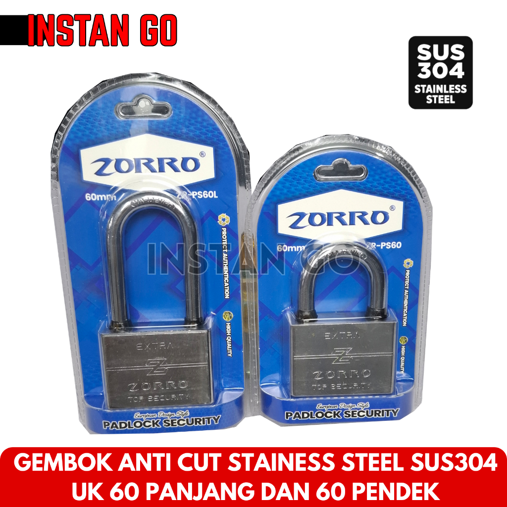 Gembok Pagar 60mm Anti Cut Gembok Rumah Anti Maling