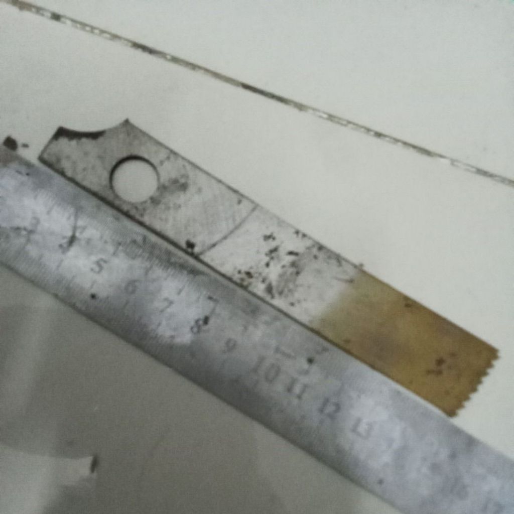 BAJA HSS DM05 GOLD Original Bahan Pisau Dapur Iris Seset Raut Stek Serbaguna Mutik Temutik Tiuk Graf