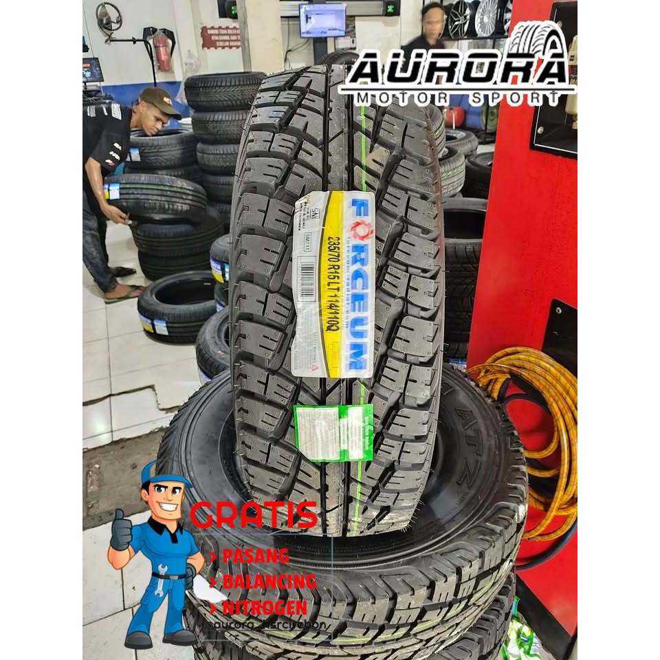Ban Semi Offroad Ring 16 235/70 AT Forceum Cocok Mobil Talft,Rush,Terios,Xtrail - Tubles