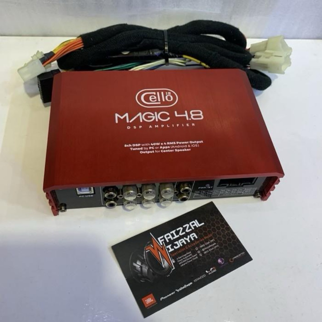 cello magic 4.8 DSP amplifier 8ch processor