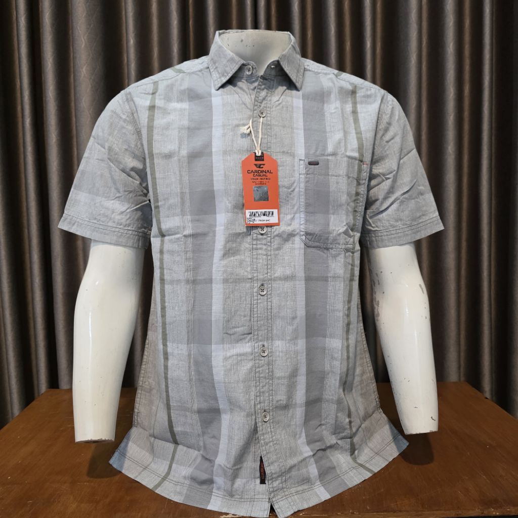 TERBARU BAJU KEMEJA CARDINAL CASUAL ORIGINAL ATASAN PRIA TANGAN PENDEK