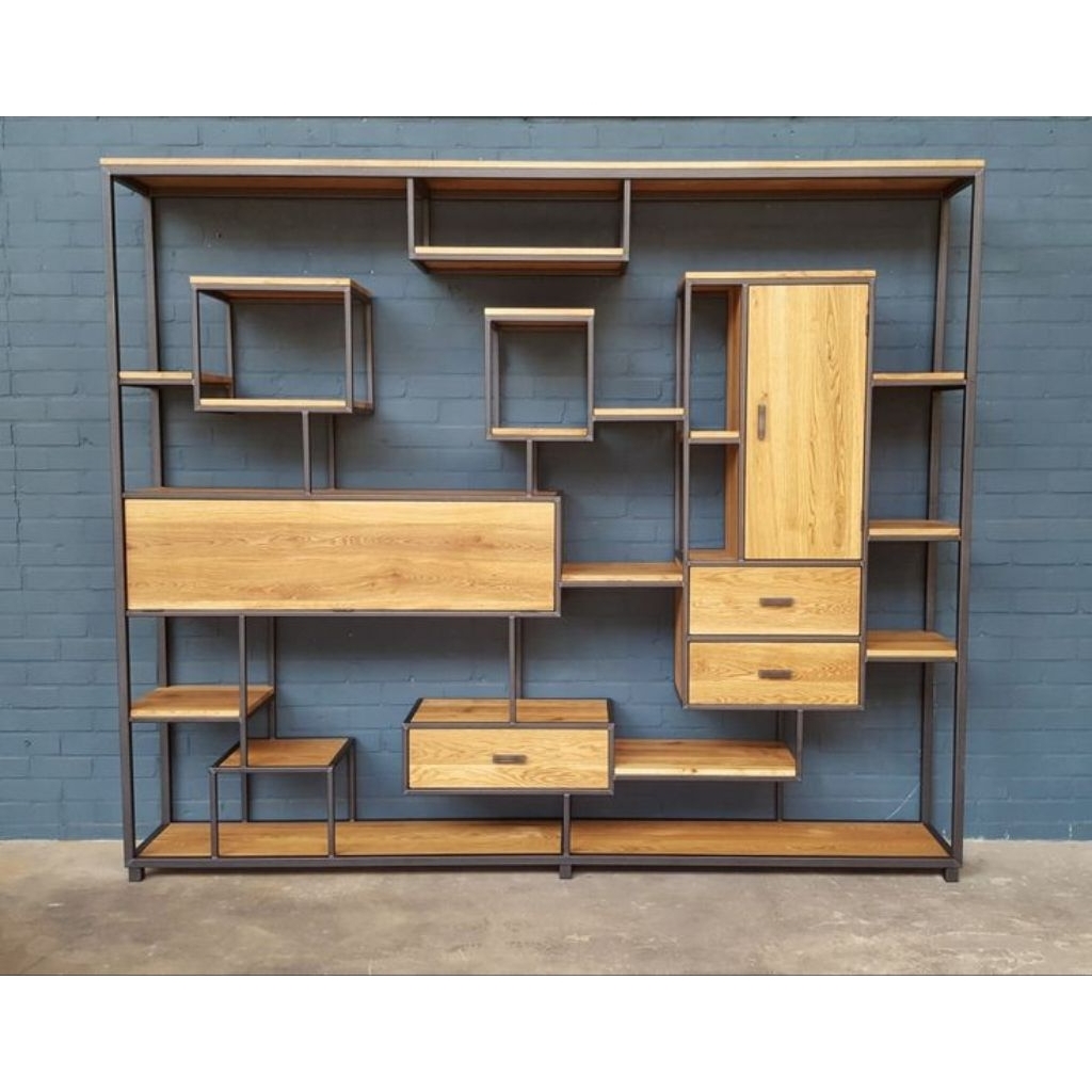 rak partisi /rak pajangan ruang tamu minimalis