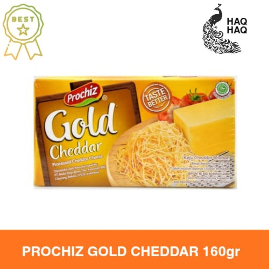 Keju PROCHIZ Gold Cheddar 160gr / Keju Cheddar Prochiz Gold