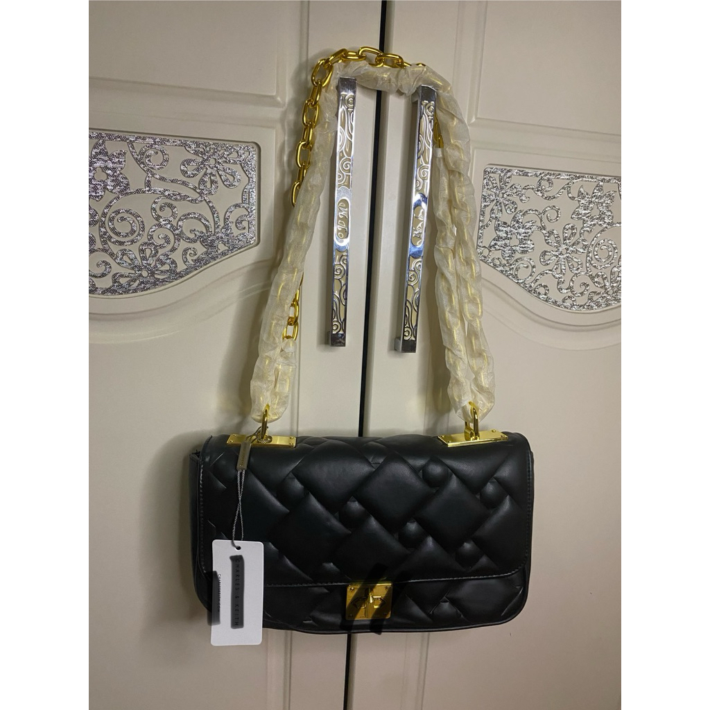 Promo Gajian Sale Tas Defect Sling CK Warna Hitam Ambyarrr