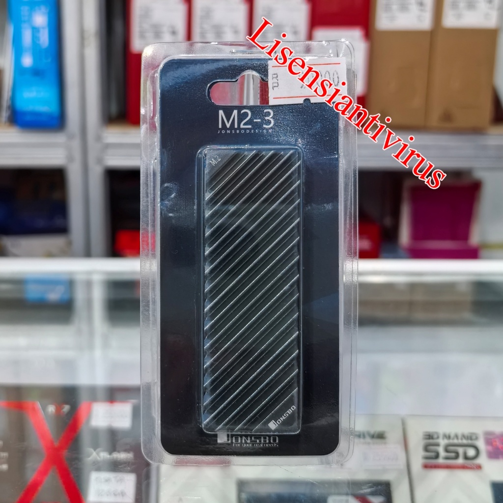 Heatsink M2 NVME JONSBO M2-3 Heatsink SSD NVMe M2 Cooling Grey