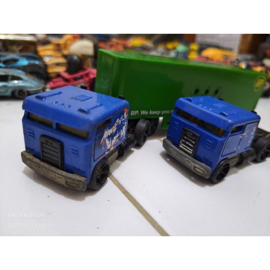 truck head trailer hotwheels junk