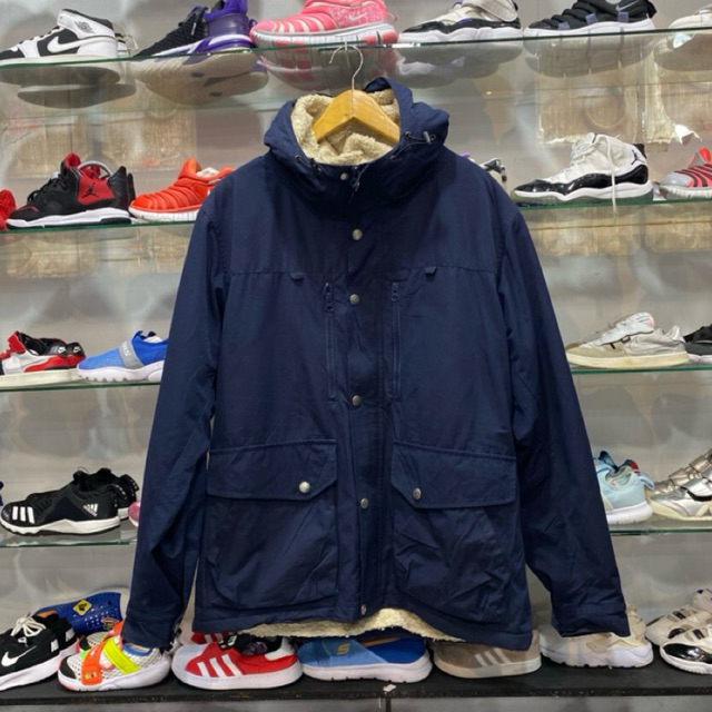 PARKA BEAMS SHERPA JACKET NAVY