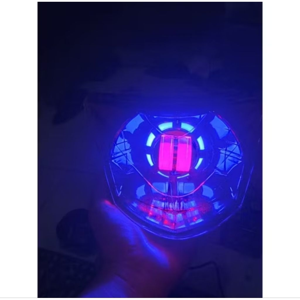 Reflektor Depan Jupiter MX New 135 Plus Proji 2 Mata