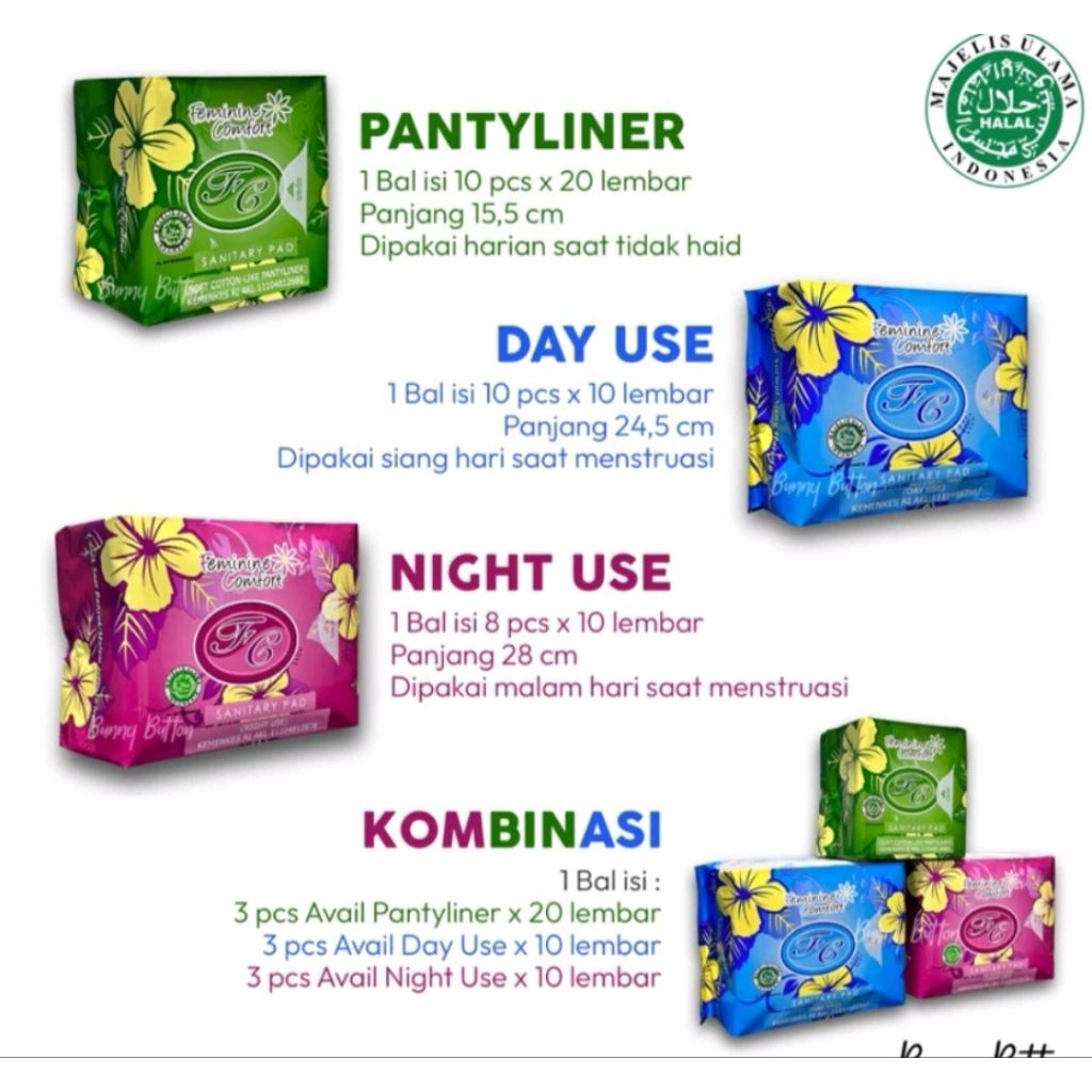 Avail pembalut Ecer/nates pembalut/avail ecer