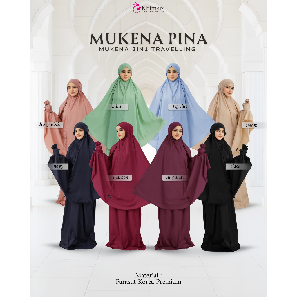 MUKENA KHIMARA - MUKENA PINA
