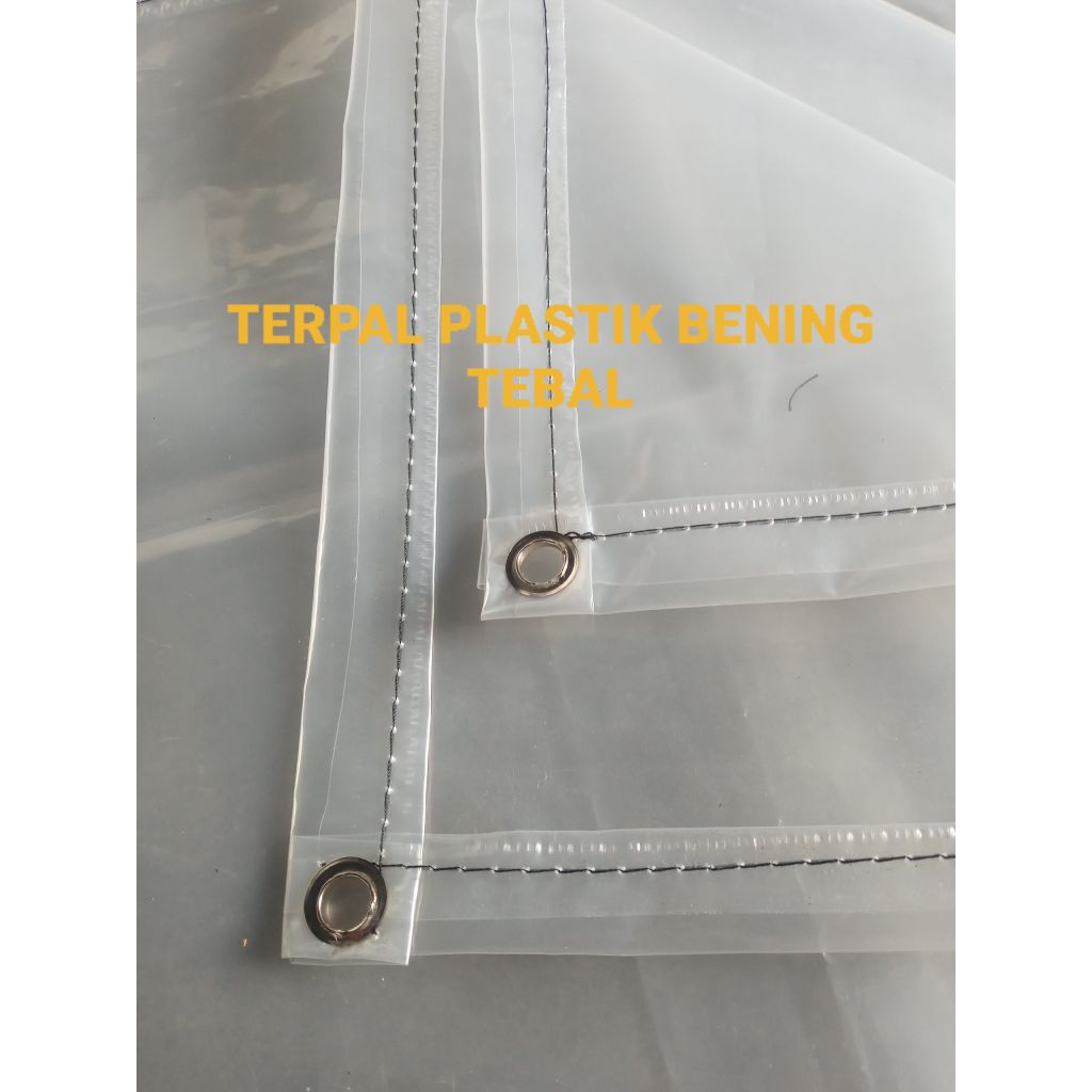 Terpal Plastik Bening TEBAL Ukuran 3x5 3x6 Meter - Terpal Transparan