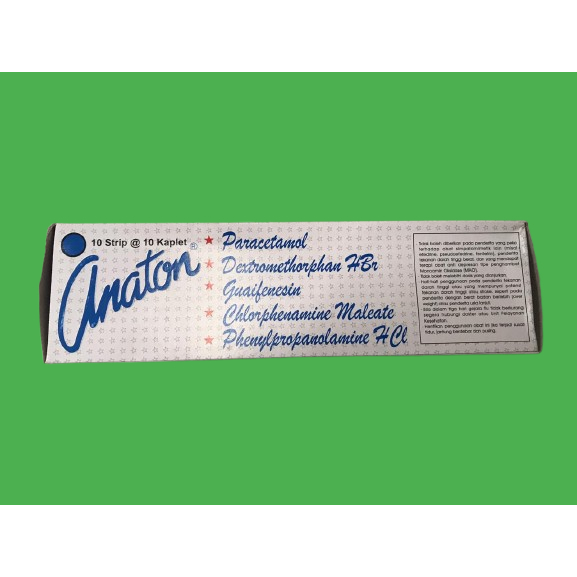 Anaton tablet per box isi 10 strip