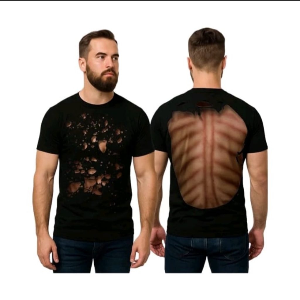 Kaos Murah Robek Kerokan Kaos Distro Unisex