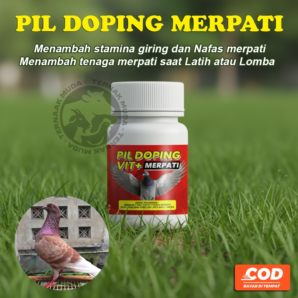 PIL DOPING VIT + UNTUK MERPATI, DOPING STAMINA