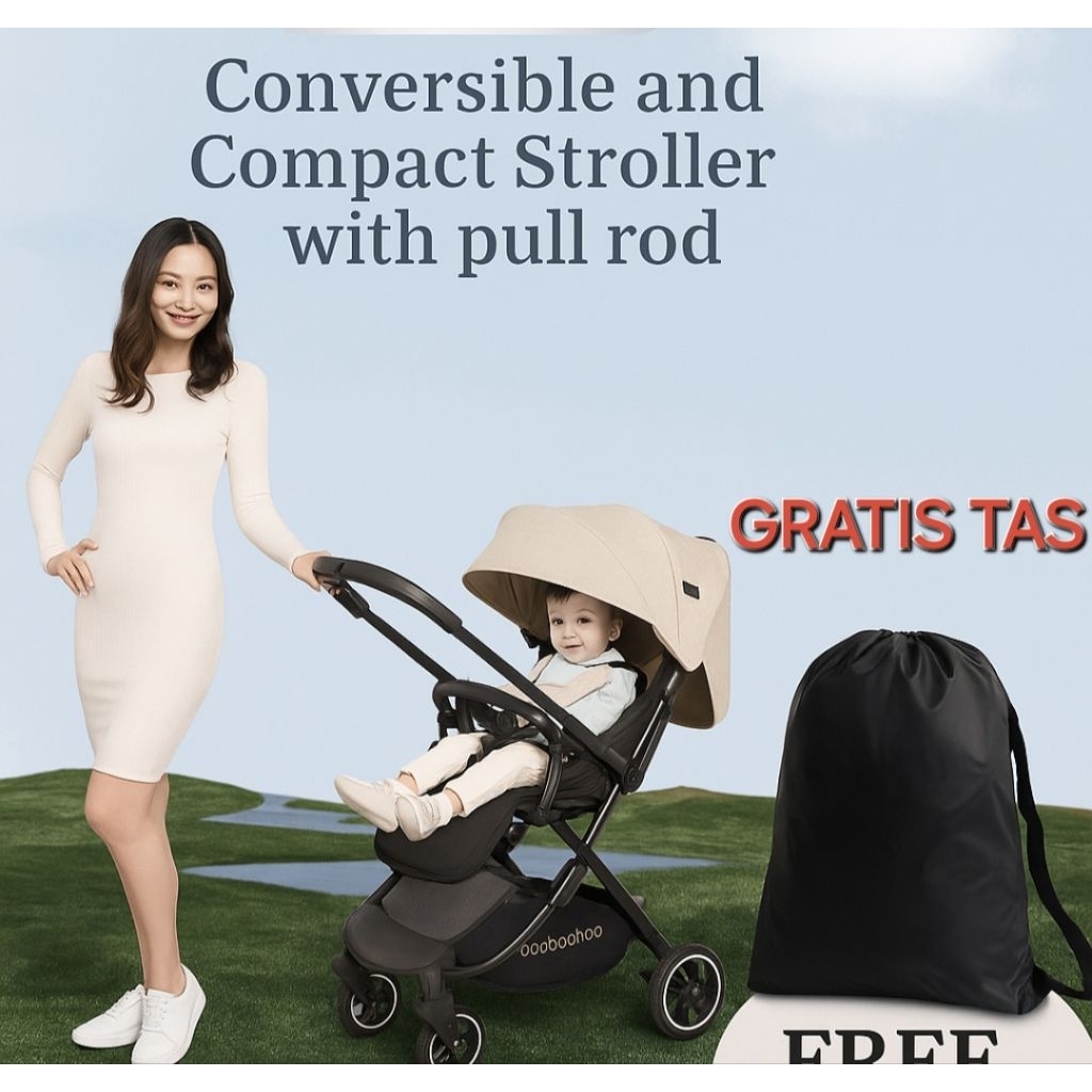 Stroller baobaohao Y8 cabinsize terbaru