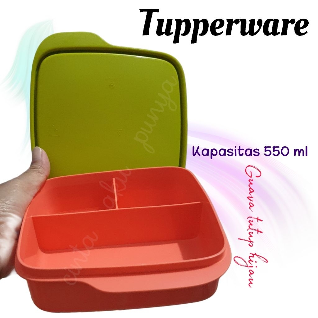 Tupperware.  Tempat makan / tempat bekal nasi Loly tup kapasitas 550 ml
