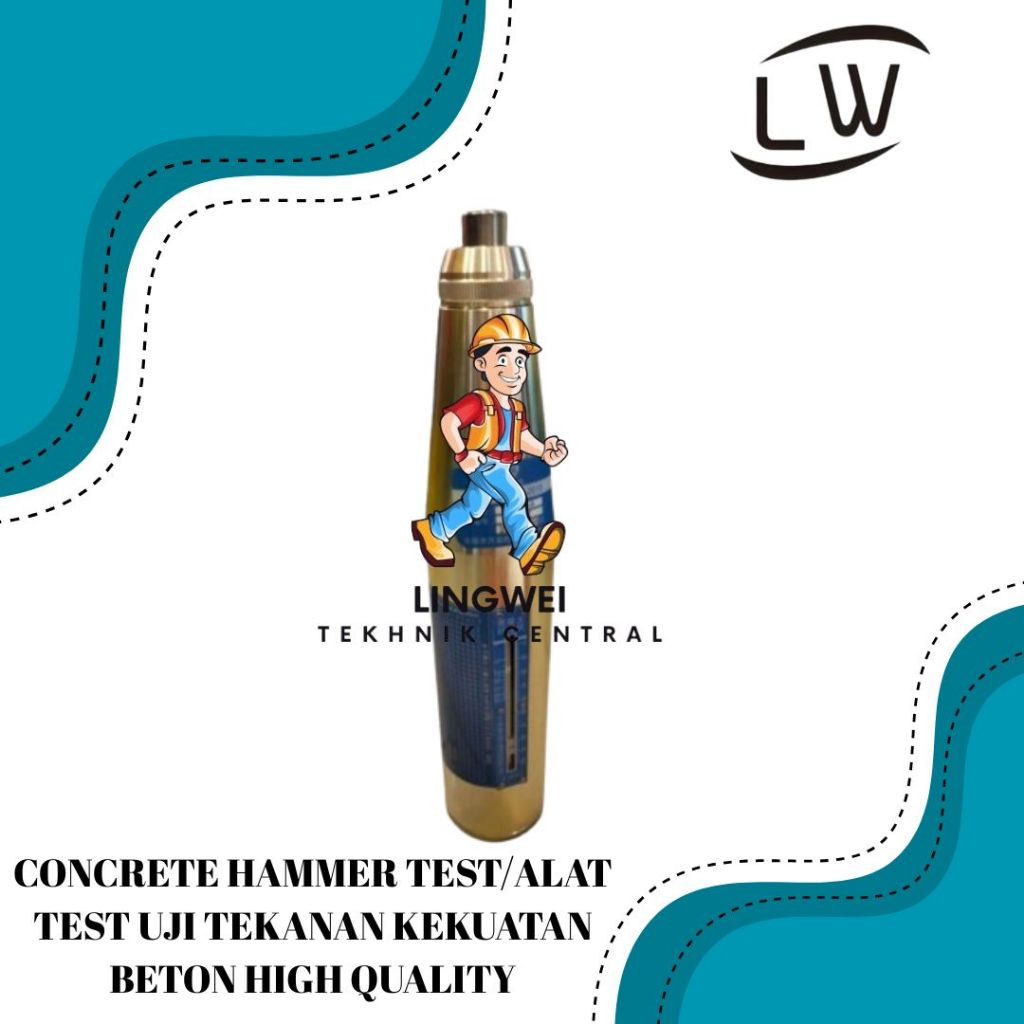 CONCRETE HAMMER TEST/ALAT TEST UJI TEKANAN KEKUATAN BETON HIGH QUALITY