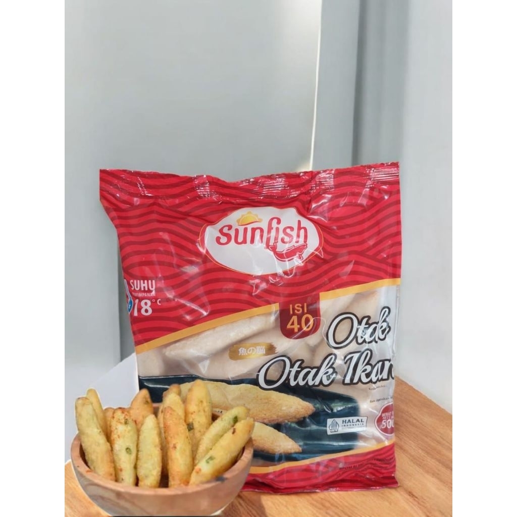 Sunfish Otak -otak 500g isi 40pcs | otak otak sunfish | Lucky frozen mart